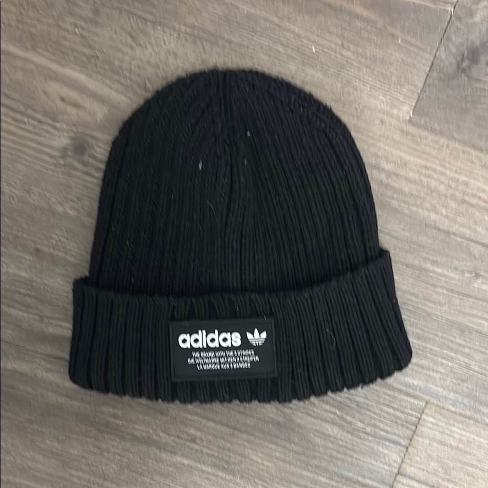 Adidas Black Knit Beanie